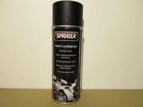 1 Spraydose Lackspray schwarz matt RAL9005 Tiefschwarz 400ml